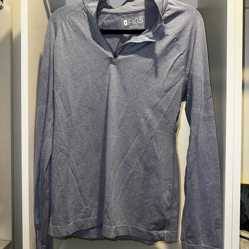 Figs Salta Seamless ¼ Zip Longsleeve Underscrub